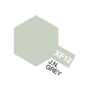 XF-12 J. N. Grey, Acrylic Mini 10 ml (penselmaling, mat) - Tamiya